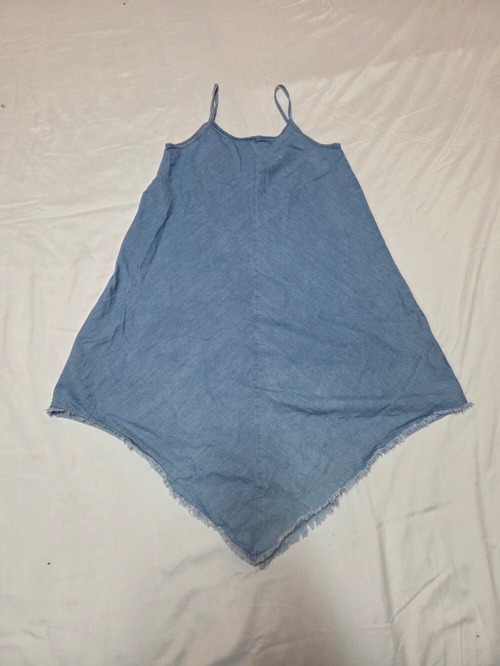 Tucker + Tate Light Blue Denim-Look Romper
